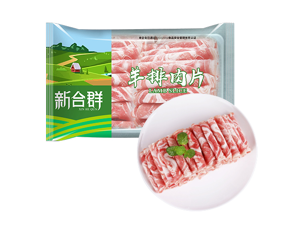 新合群羊排肉片380g